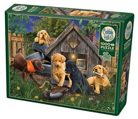 In The Doghouse 1000 Piece Puzzle - Cobble Hill