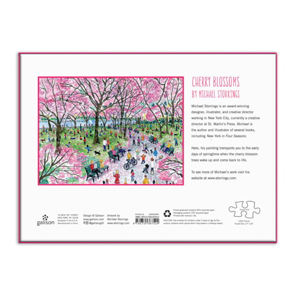 Michael storrings - Cherry Blossoms 1000 Piece Puzzle