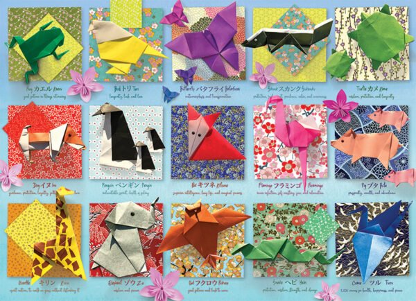 Origami Animals 500 Piece Puzzle - Cobble Hill