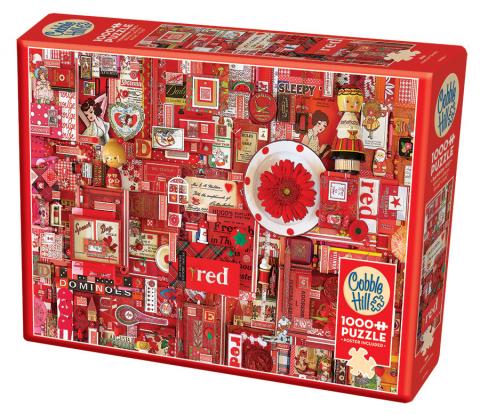 Rainbow Project Red 1000 Piece Puzzle - Cobble Hill