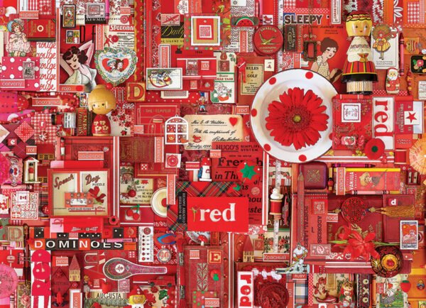 Rainbow Project Red 1000 Piece Puzzle - Cobble Hill