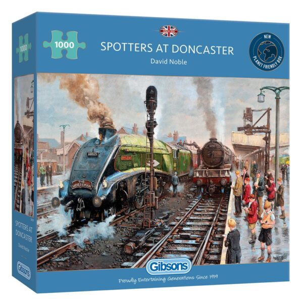 Spotters at Doncaster 1000 Piece Puzzle - Gibsons