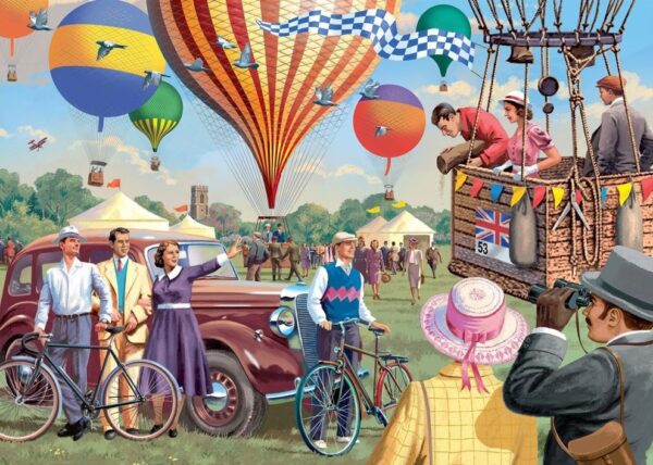 A Spiffing Time Hot Air Balloon Rally 500 XL Piece Puzzle - Holdson
