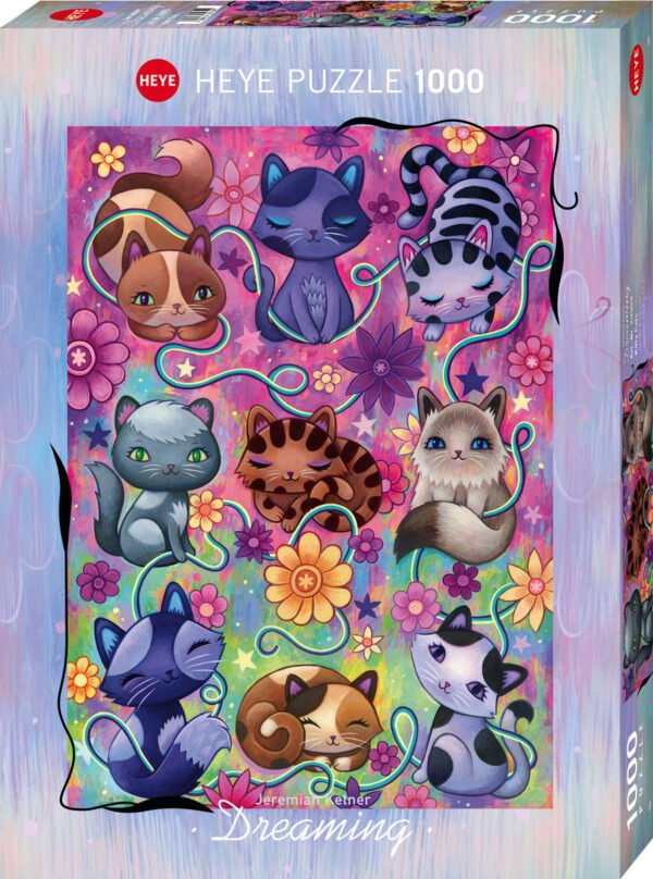 Dreaming Kitty Cats 1000 Piece Puzzle - Heye