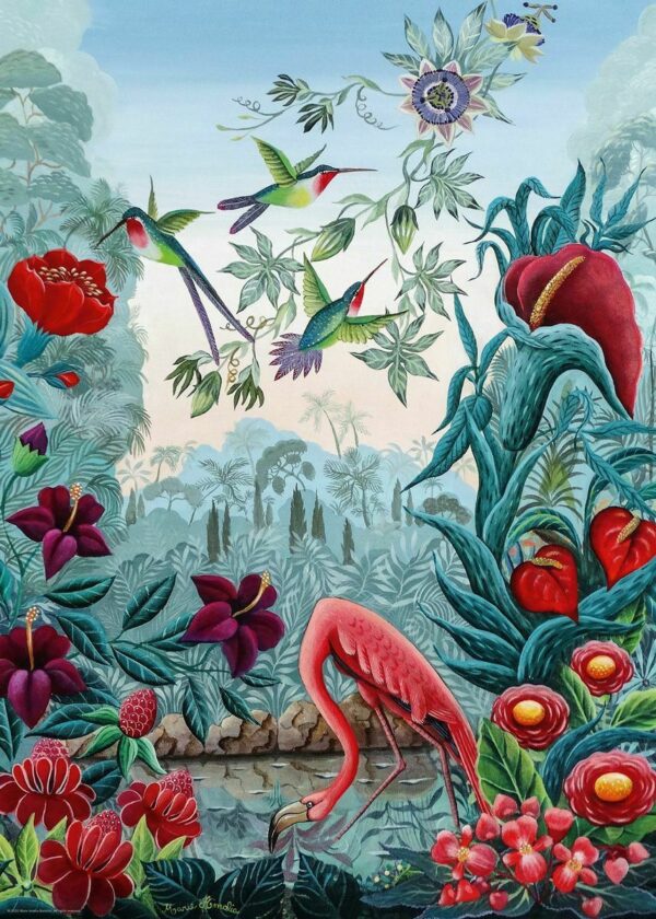 Exotic Garden Bird Paradise 1000 Piece Puzzle - Heye