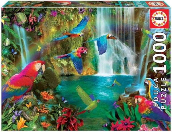 Tropical Parrots 1000 Piece Puzzle - Educa