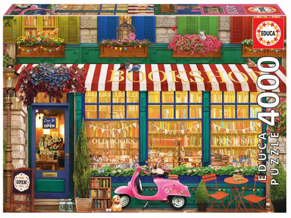Vintage Bookshop 4000 Piece Puzzle - Edu