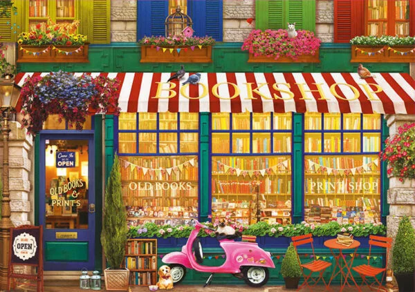 Vintage Bookshop 4000 Piece Puzzle - Educa