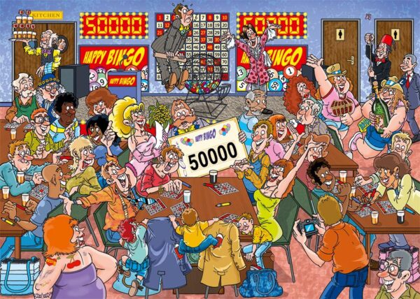 Wasgij Myster 19 Bingo Blunder 1000 Piece Puzzle - Holdson