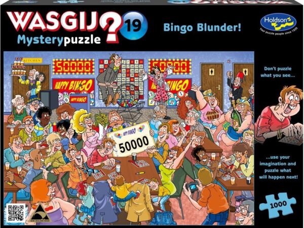 Wasgij Mystery 19 - Bingo Blunder 1000 Piece Puzzle - Holdson