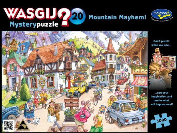 Wasgij Mystery 20 Mountain Mayhem 1000 Piece Puzzle - Holdson