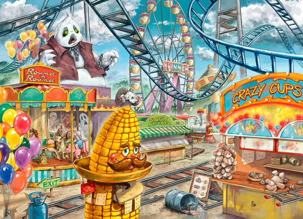 Escape - Amusement Park Plight Park 368 Piece Puzzle - Ravensburger