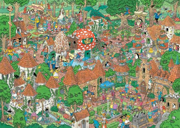 JVH Fairytale Forest 1000 Piece Puzzle - Jumbo