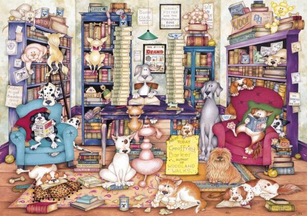 Bark's Books 1000 Piece Puzzle - Gibsons