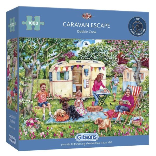 Caravan Escape 1000 Piece Puzzle - Gibsons