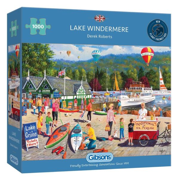 Lake Windermere 1000 Piece Puzzle - Gibsons