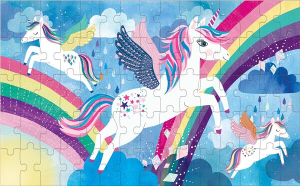Lenticular Puzzle - Unicorn Magic 75 Piece - Mudpuppy