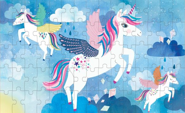 Lenticular Puzzle Unicorn magic 75 Piece - Mudpuppy