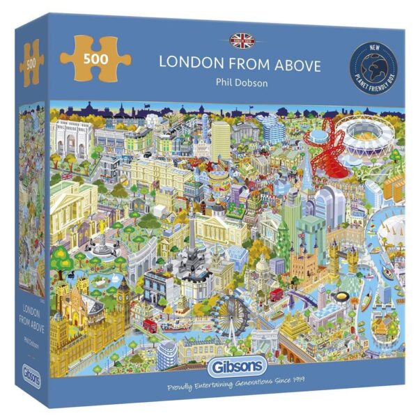 London From Above 500 Piece Puzzle - Gibsons