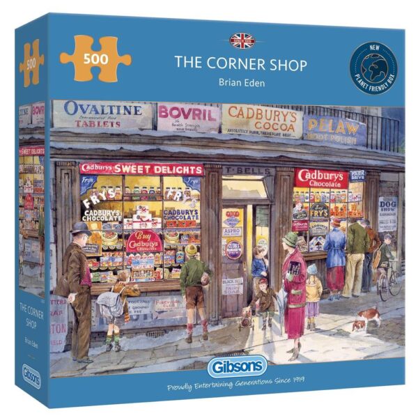 The Corner Shop 500 Piece Puzzle - Gibsons