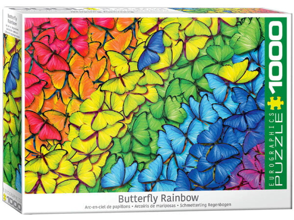 Butterfly Rainbow 1000 Piece Puzzle - Eurographics