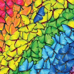 Butterfly Rainbow 1000 Piece Puzzle - Eurographics