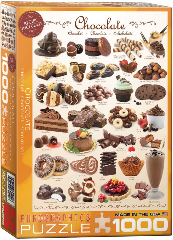 Chocolate 1000 Piece Puzzle - Eurographics