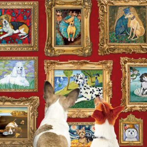 Dog Gallery 1000 Piece Jigsaw Puzzle - Cobble HIll