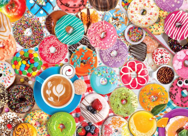 Donut Party 1000 Piece Puzzle - Eurographics