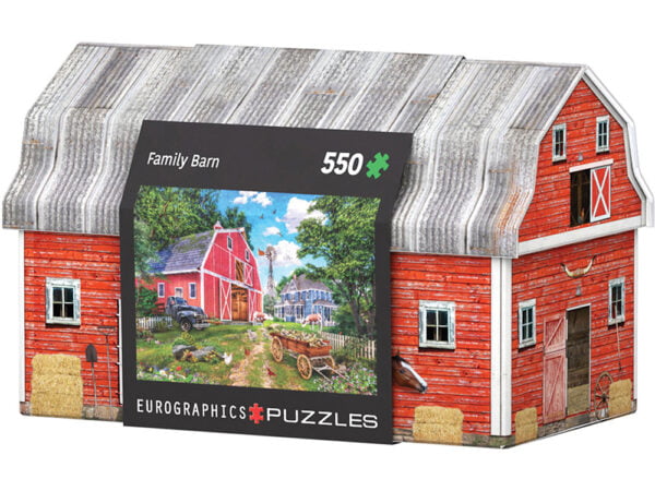 Family Farm 550 Piece Jigsaw Puzzle in a Tin - Eurgoraphics