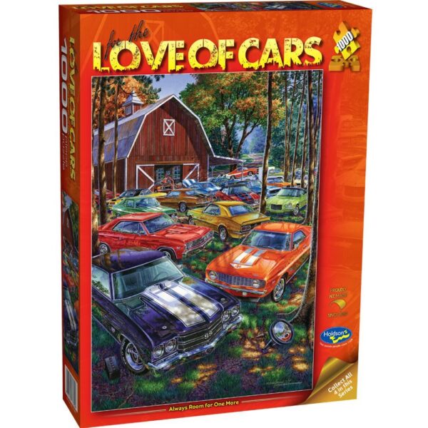 For the Love of Cars - Always Room for One more 1000 Piece Puzzle - Holdson