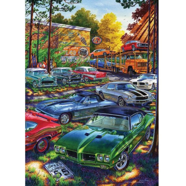 For the Love of Cars - Make Room for Three More 1000 Piece Puzzle - Holdson