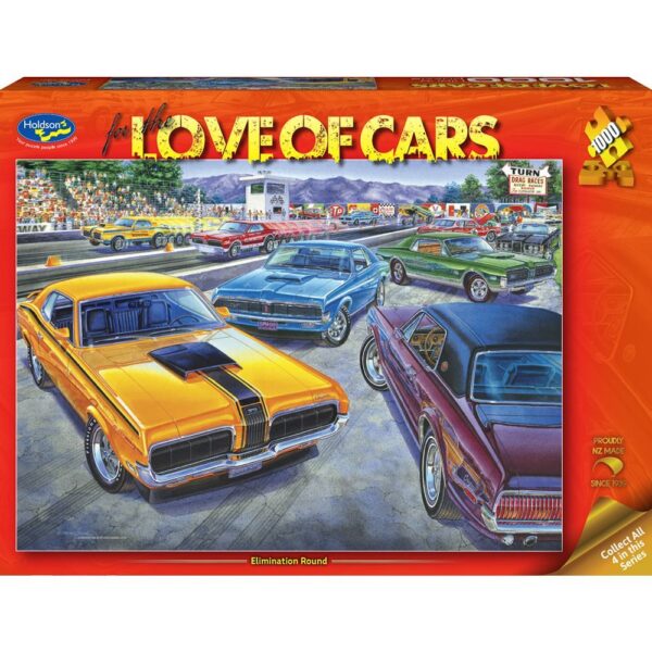 For the love of Cars - Elimination Round 1000 Piece Puzzle - Holdson