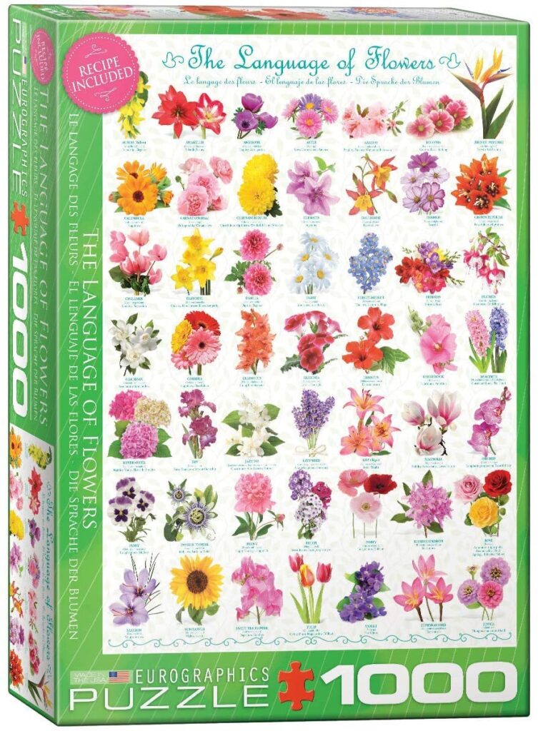 Eurographics The Language of Flowers 1000 Piece Jigsaw Puzzle