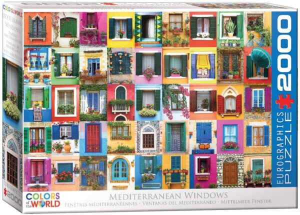 Mediterranean Windows 2000 Piece Puzzle - Eurographics
