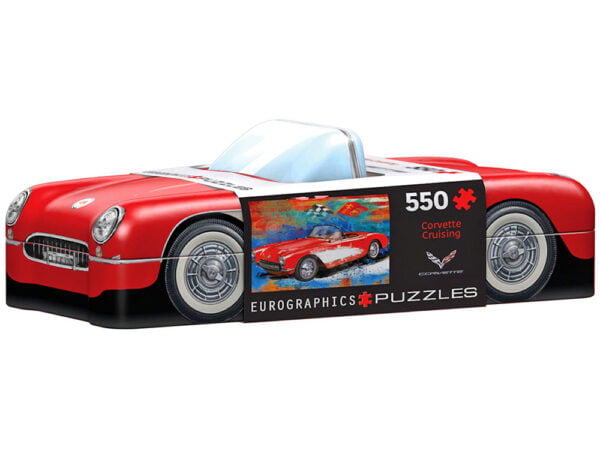 Puzzle in a Tin - Corvette Cruising 550 Piece Puzzle - Eurographics