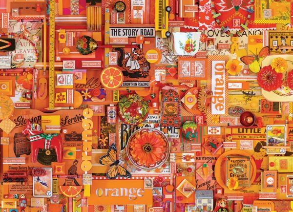 Rainbow Project Orange 1000 Piece Puzzle - Cobble Hill