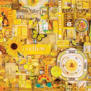 Rainbow Project Yellow 1000 Piece Puzzle - Cobble Hill