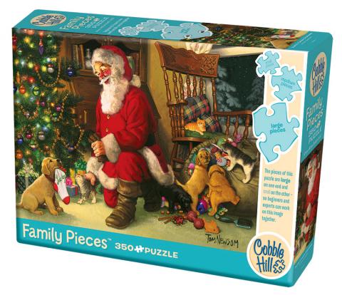 Santa's Lucky Stocking 350 Piece Family Puzzle - Cobble Hill