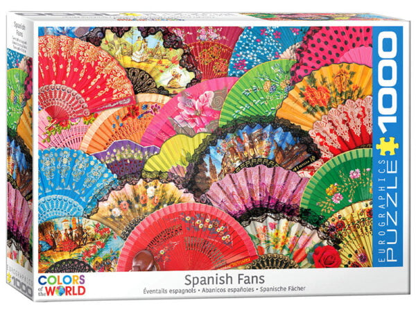Spanish Fans 1000 Piece Puzzle - Eurographics