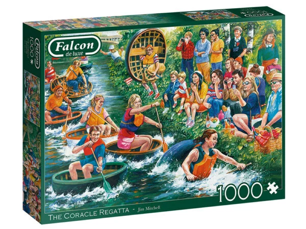The Coracle Regatta 1000 Piece Puzzle - Falcon de Luxe
