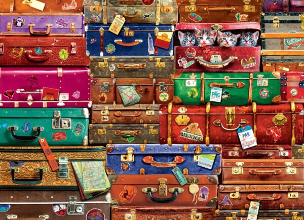 Travel Suitcases 1000 Piece Puzzle - Eurographics