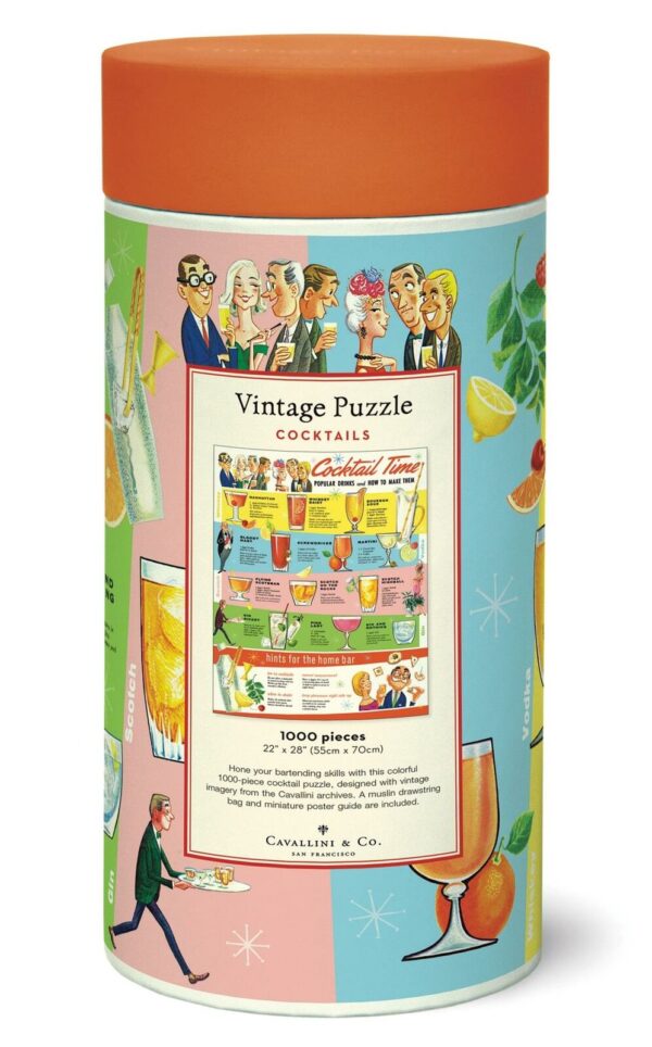 Vintage Puzzle Cocktails