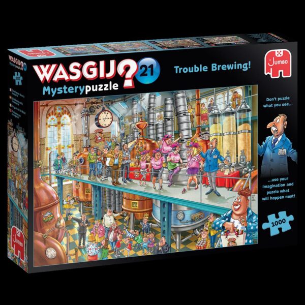 Wasgij Mystery 21 - Trouble Brewing 1000 Piece Puzzle - Jumbo