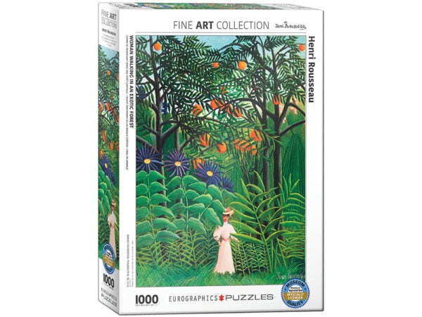 Woman in Exotic Forest 1000 Piece Puzzle - Eurographics