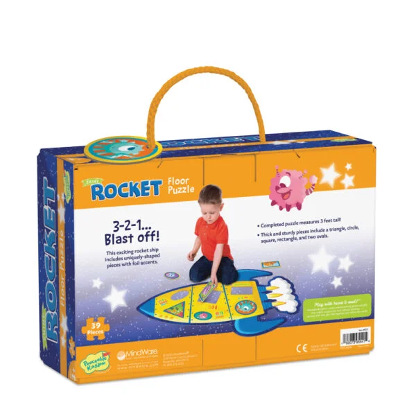Shiny Rocket Floor Puzzle - Peaceable Kingdom