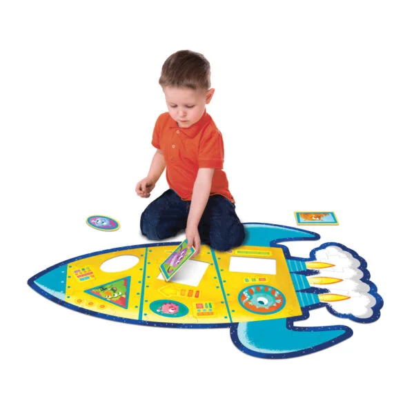 Shiny Rocket Floor Puzzle - Peaceable Kingdom