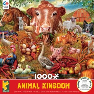 Animal Kingdom Farm 1000 piece Puzzle - Ceaco