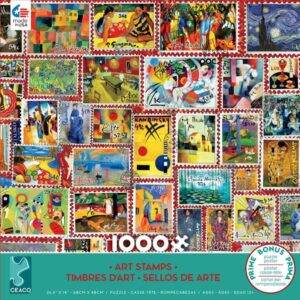 Art Stamps 1000 Piece Puzzle - Ceaco