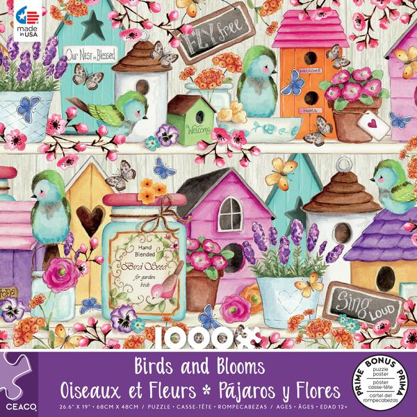 Birdhouse Birdies 1000 Piece Puzzle - Ceaco